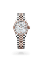 Rolex Datejust Woman Oyster, 31 mm, Oystersteel, Everose gold and diamonds (Automatic) ZR QUALITY