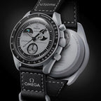 Omega Speedmaster Moonswatch greyBlack with black belt