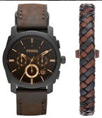 Fossil FS5251 Japanese Brown Dial & Brown Leather Strap Men’s Watch