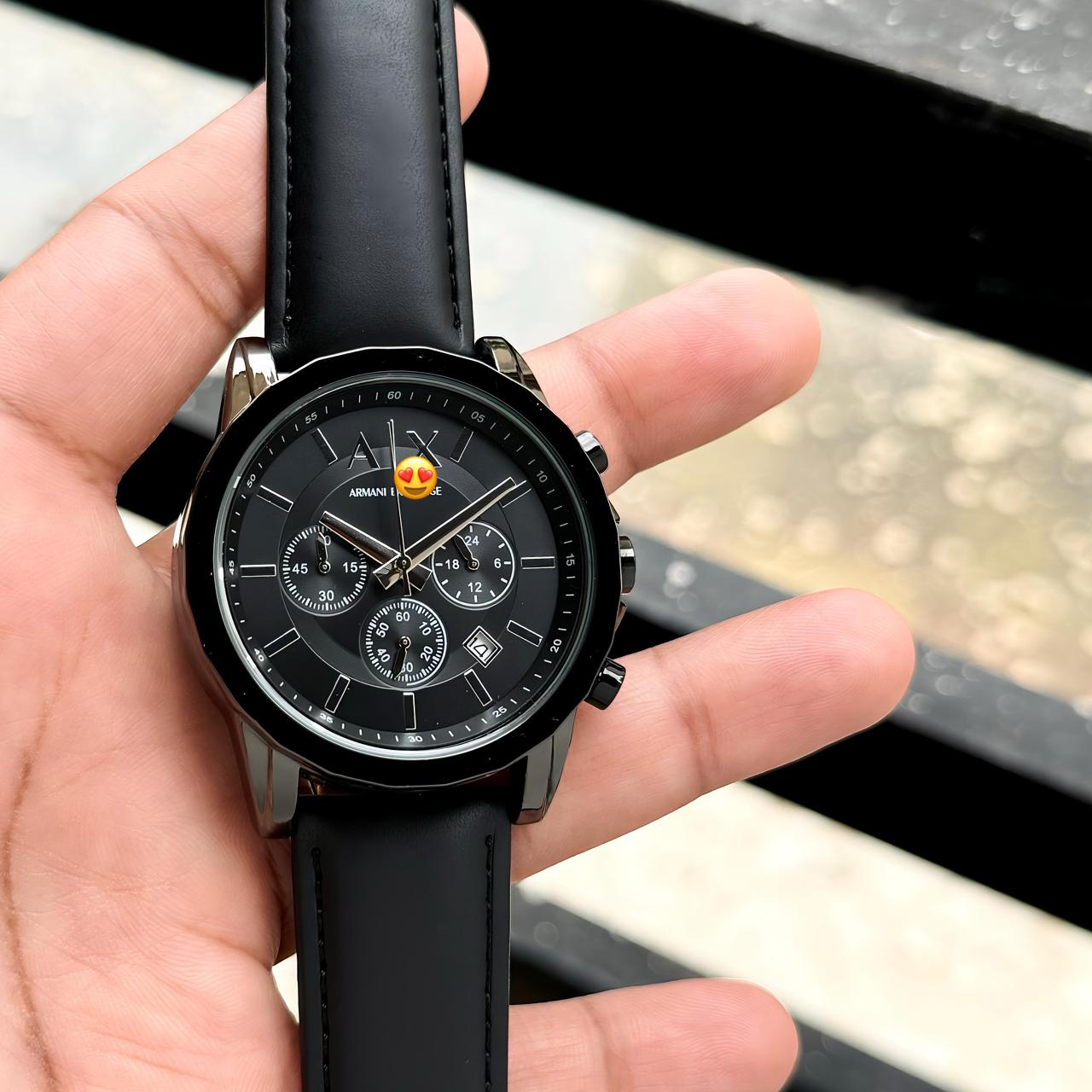 Arm*ni Excha*ge A*2098 Z-Black With Original Packing